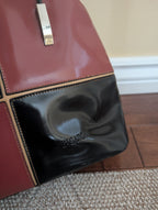 CHECKER PRINT Y2K VINTAGE SHOULDER BAG