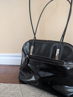CHECKER PRINT Y2K VINTAGE SHOULDER BAG