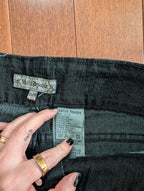 VANILLA REPUBLIC BUTTERFLY RHINESTONE Y2K CAPRIS