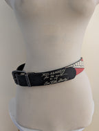 Y2K ED HARDY TATTOO PRINT BELT