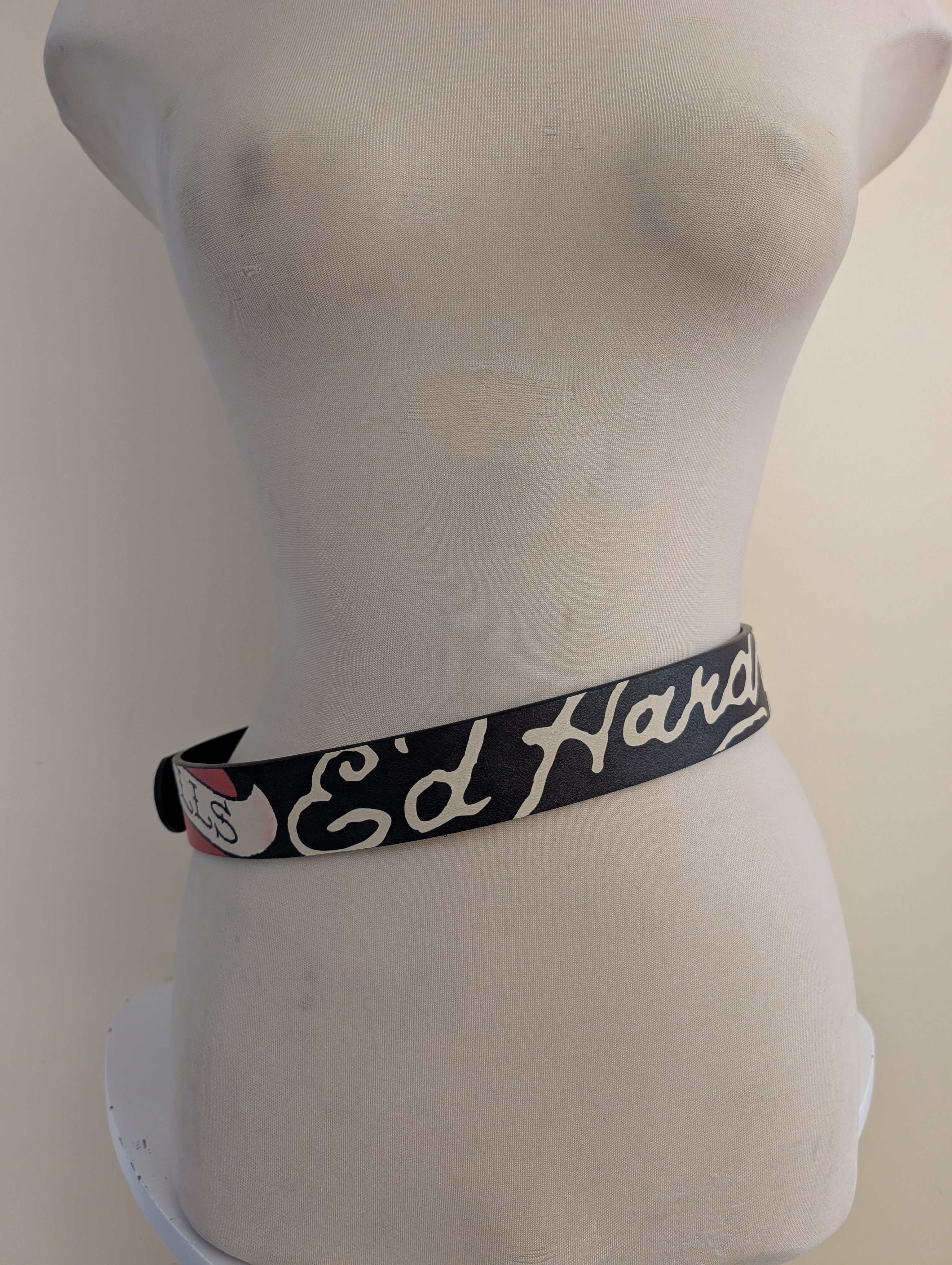 Y2K ED HARDY TATTOO PRINT BELT
