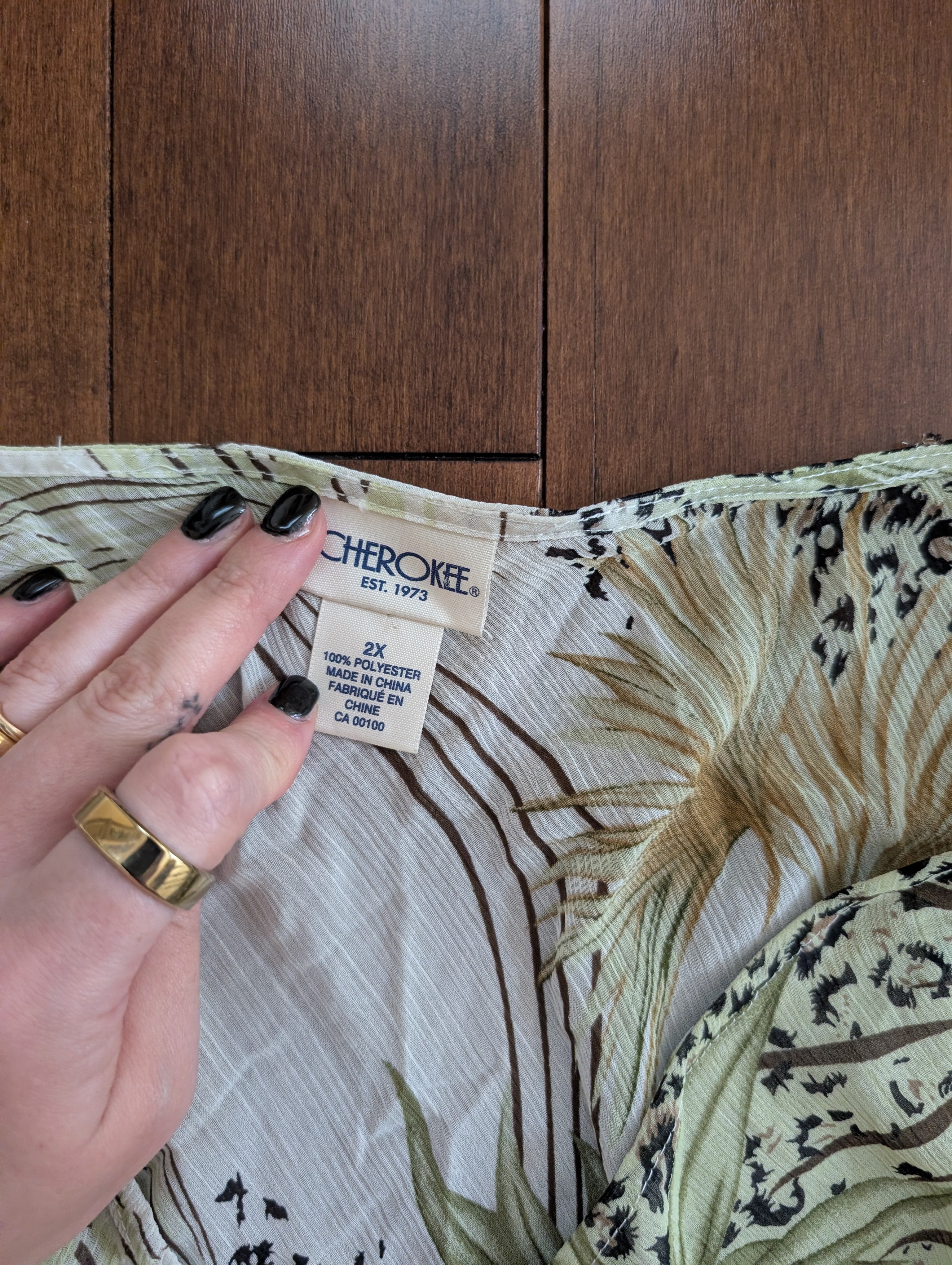 BOHO LEOPARD Y2K SHEER VINTAGE TOP