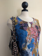 TEXTURE PRINT Y2K VINTAGE TANK TOP