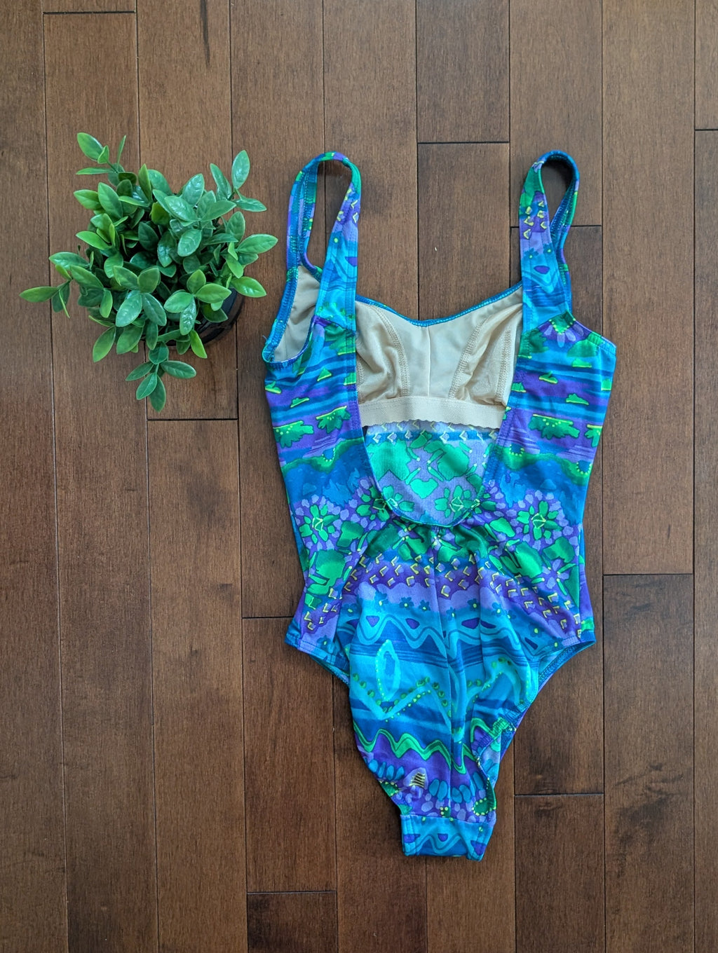 90s GEO AZTEC VINTAGE SWIMSUIT