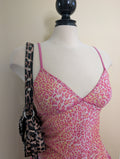 LA SENZA Y2K SHEER LEOPARD MAXI DRESS
