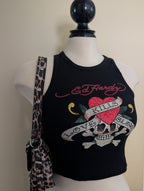 ED HARDY LOVE KILLS SLOWLY Y2K VINTAGE TANK TOP