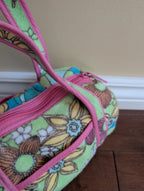 RETRO FLORAL TERRY CLOTH Y2K VINTAGE MINI BAG