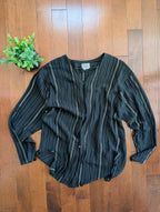 BLACK & GOLD 90s VINTAGE PJ LOUNGEWEAR SET