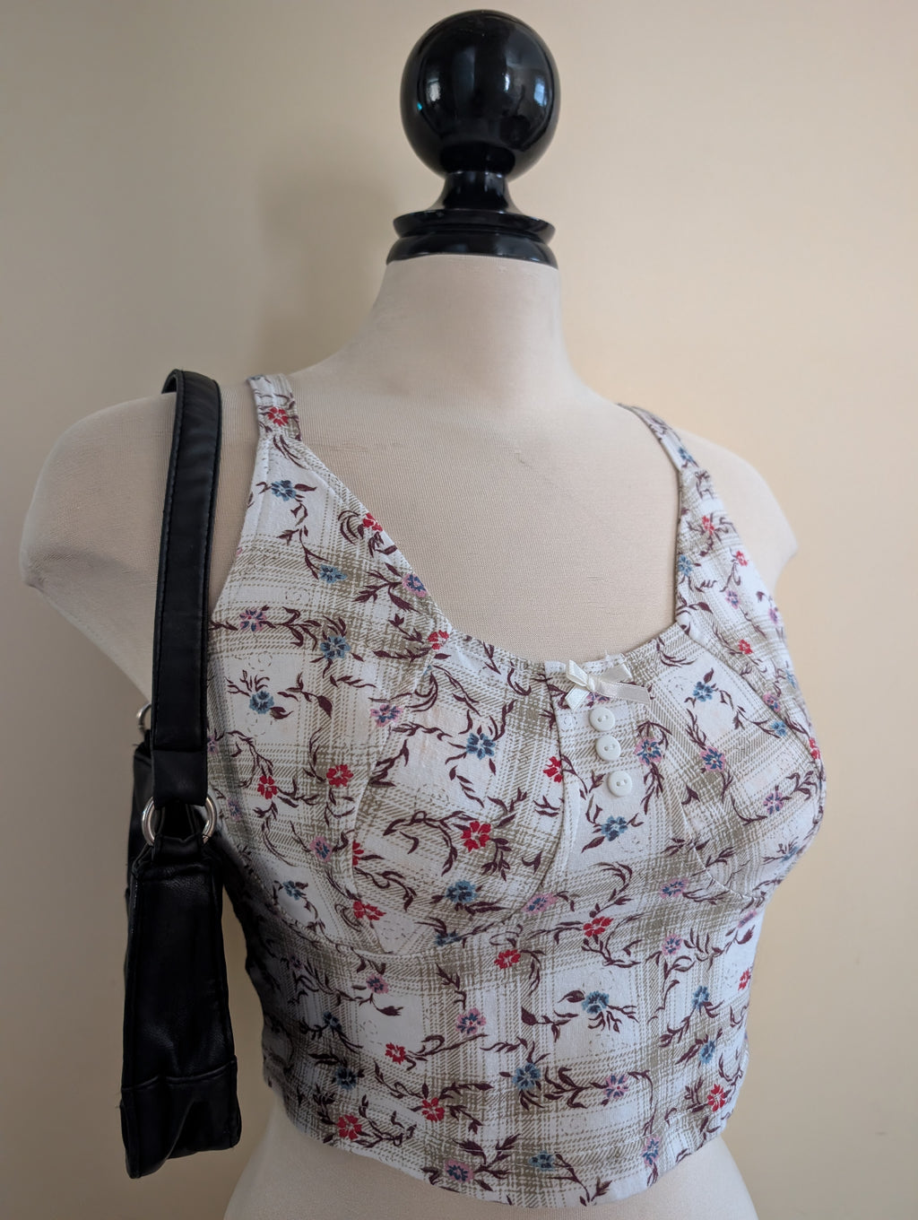 DITSY FLORAL VINTAGE BRALETTE TOP