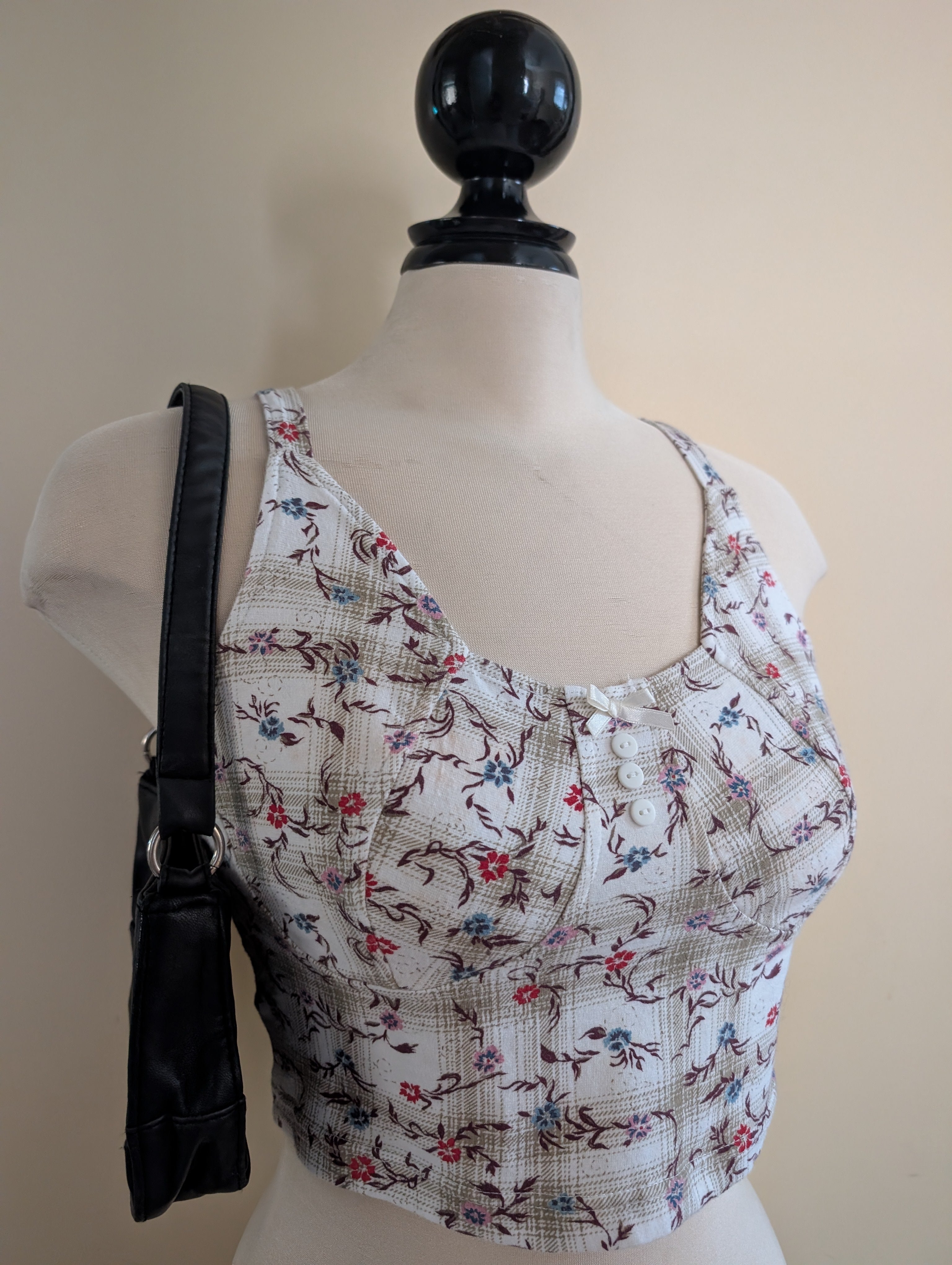 DITSY FLORAL VINTAGE BRALETTE TOP