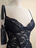 LA SENZA Y2K VINTAGE LACE BUSTIER TOP