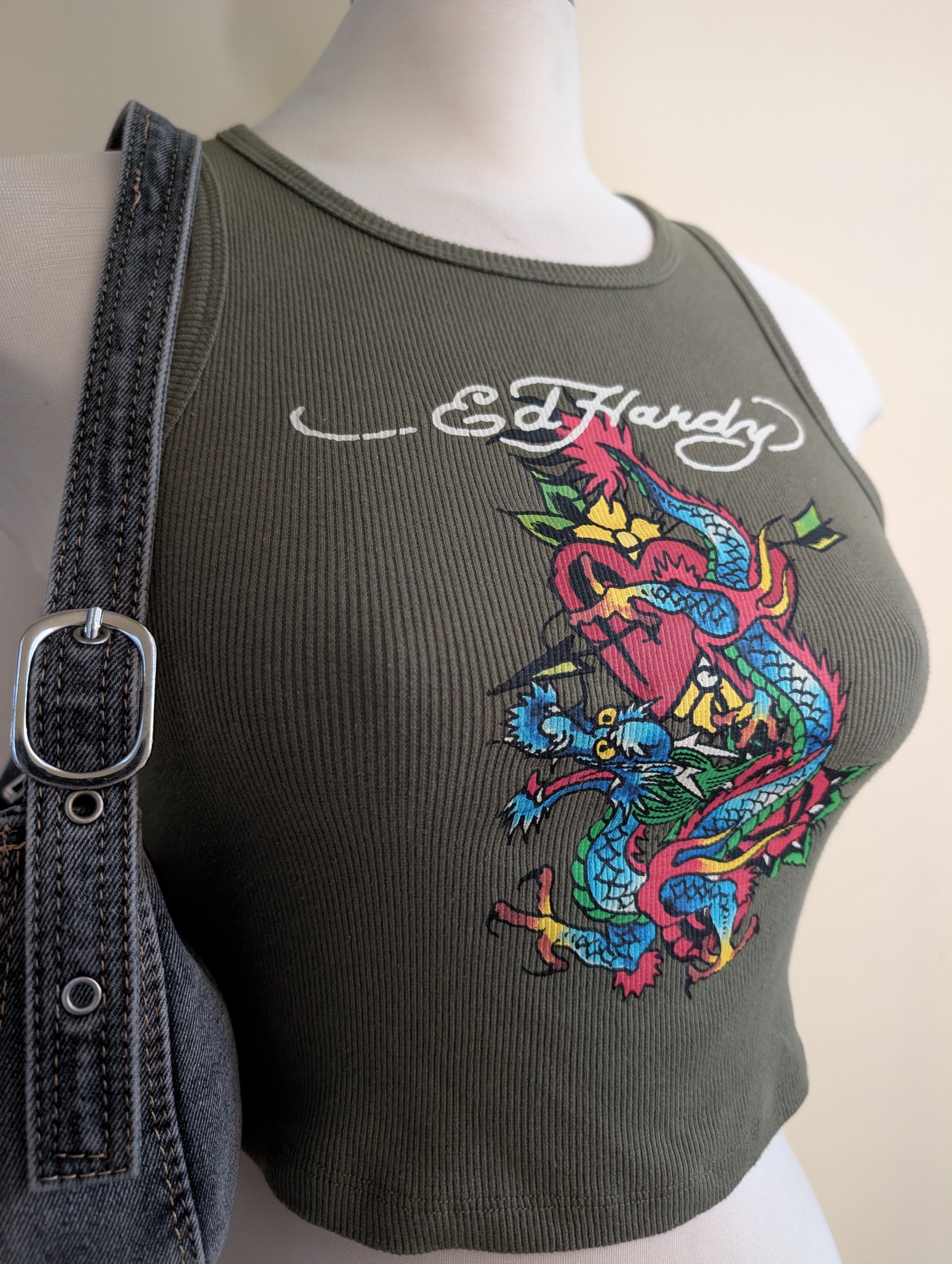 ED HARDY TATTOO DRAGON Y2K VINTAGE TANK TOP