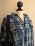 AMERICAN EAGLE PLAID VINTAGE 1990s FLANNEL SHIRT