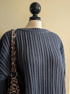 SOFT CHUNKY KNIT VINTAGE SWEATER