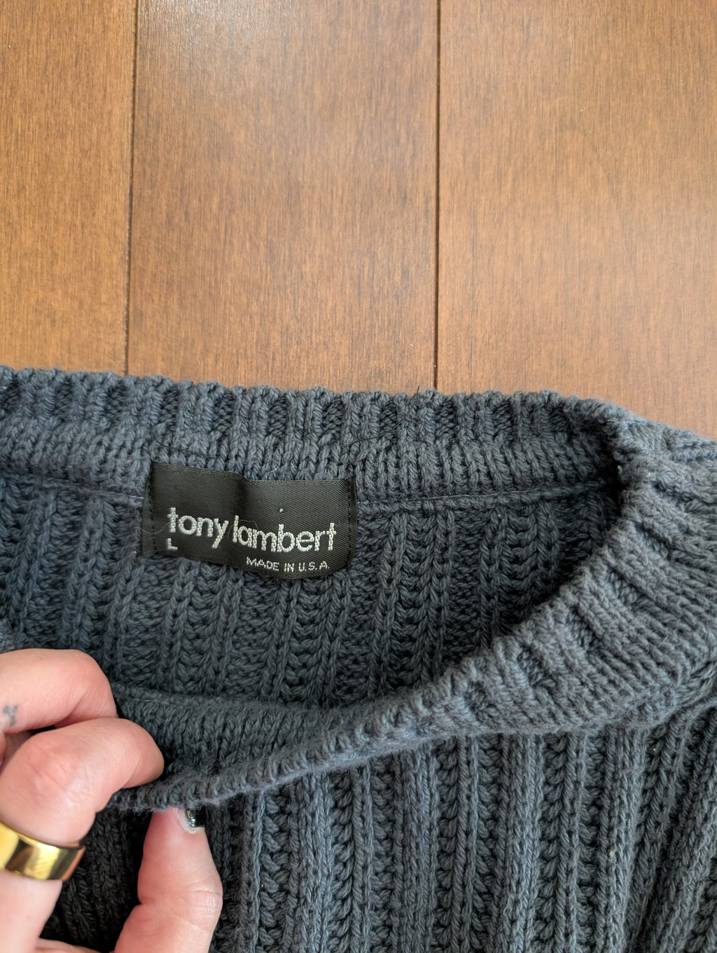 SOFT CHUNKY KNIT VINTAGE SWEATER