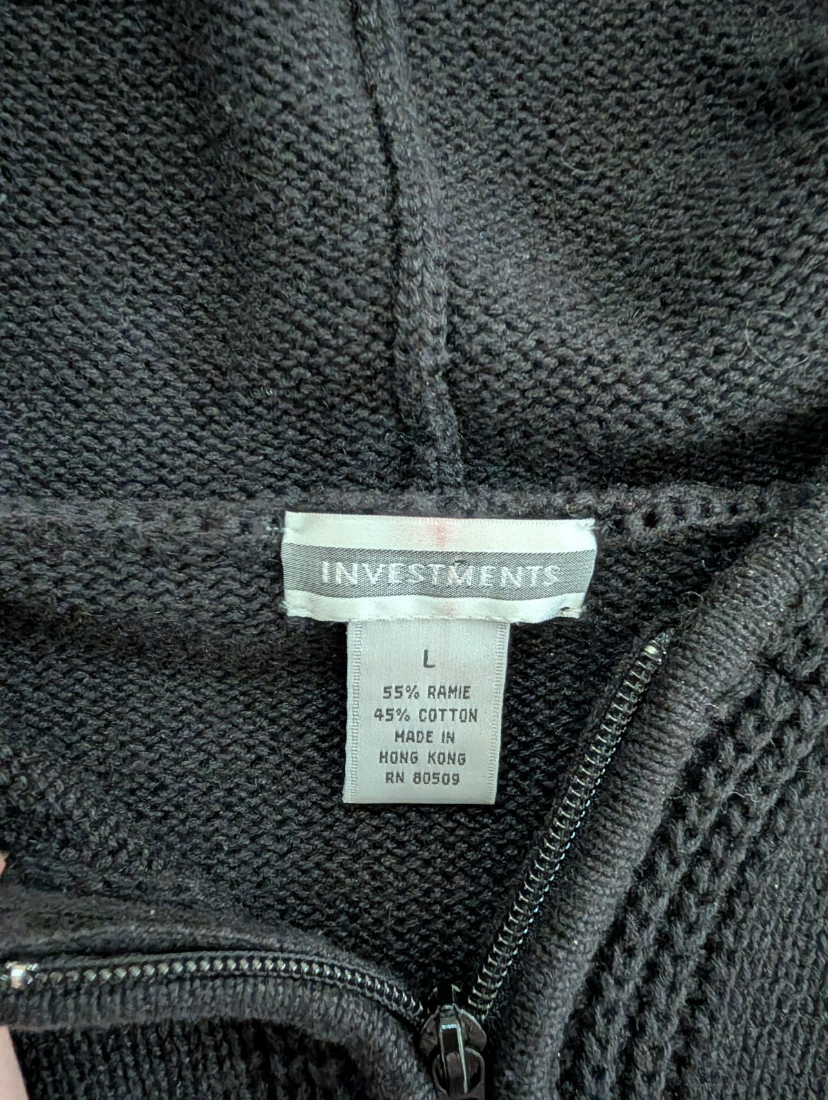 Y2K HOODED KNIT VINTAGE SWEATER