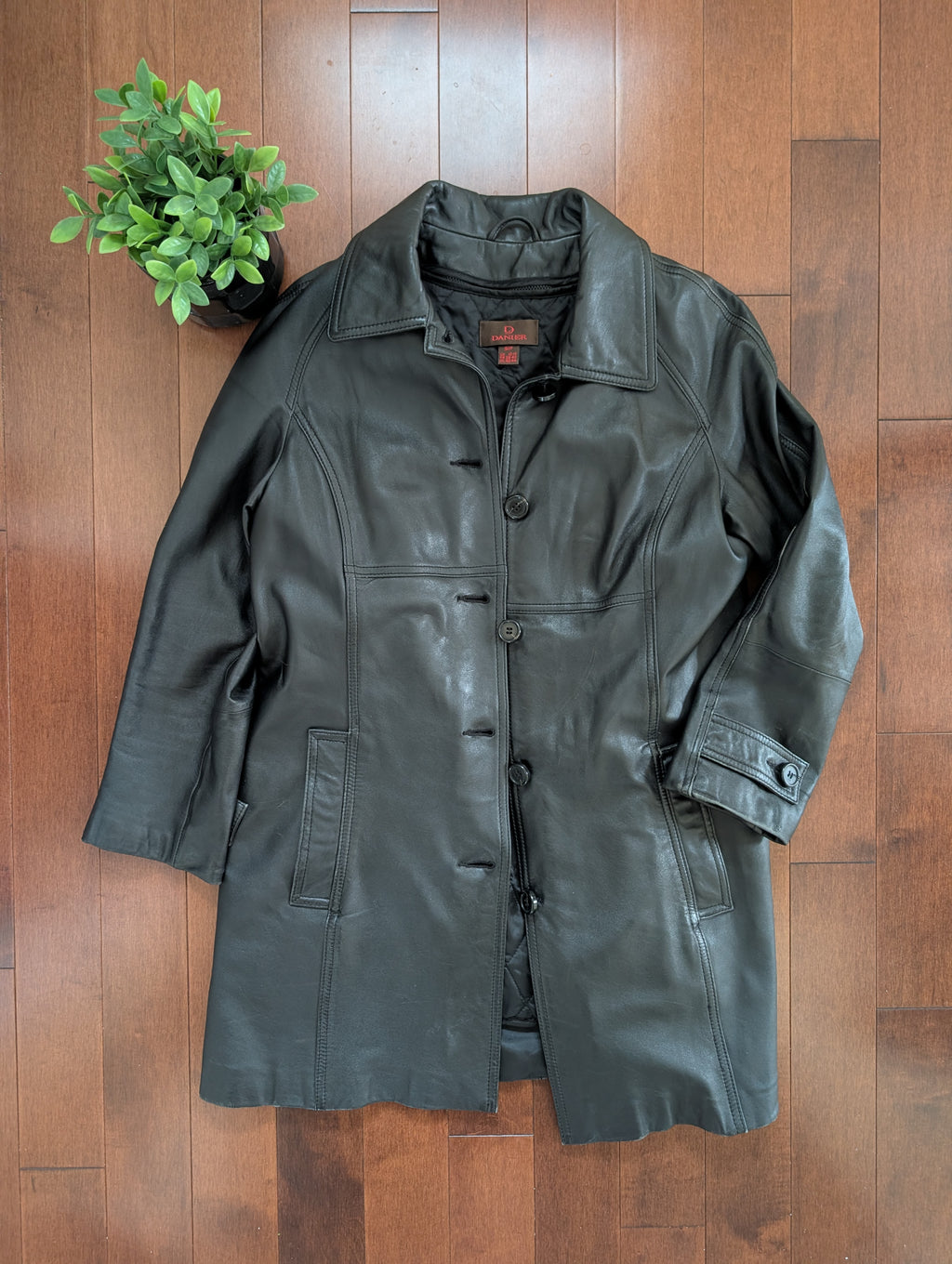 DANIER VINTAGE Y2K LEATHER JACKET