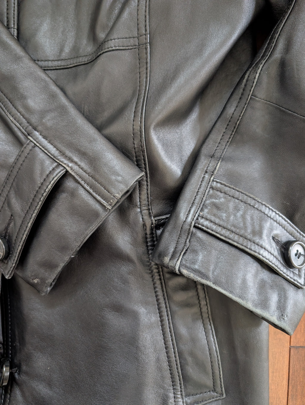 DANIER VINTAGE Y2K LEATHER JACKET