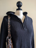 Y2K HOODED KNIT VINTAGE SWEATER