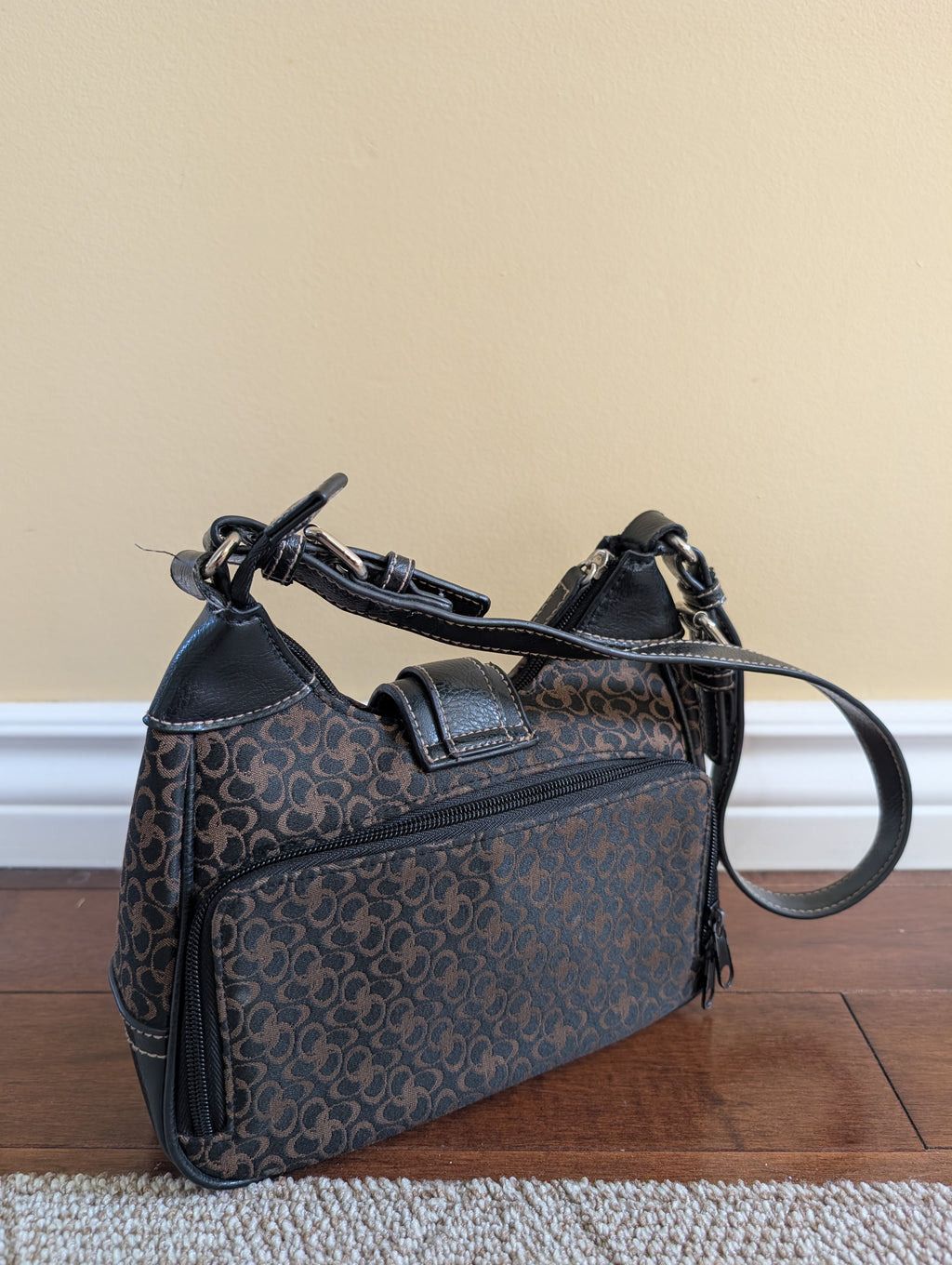 Y2K BUCKLE DETAIL VINTAGE BAG