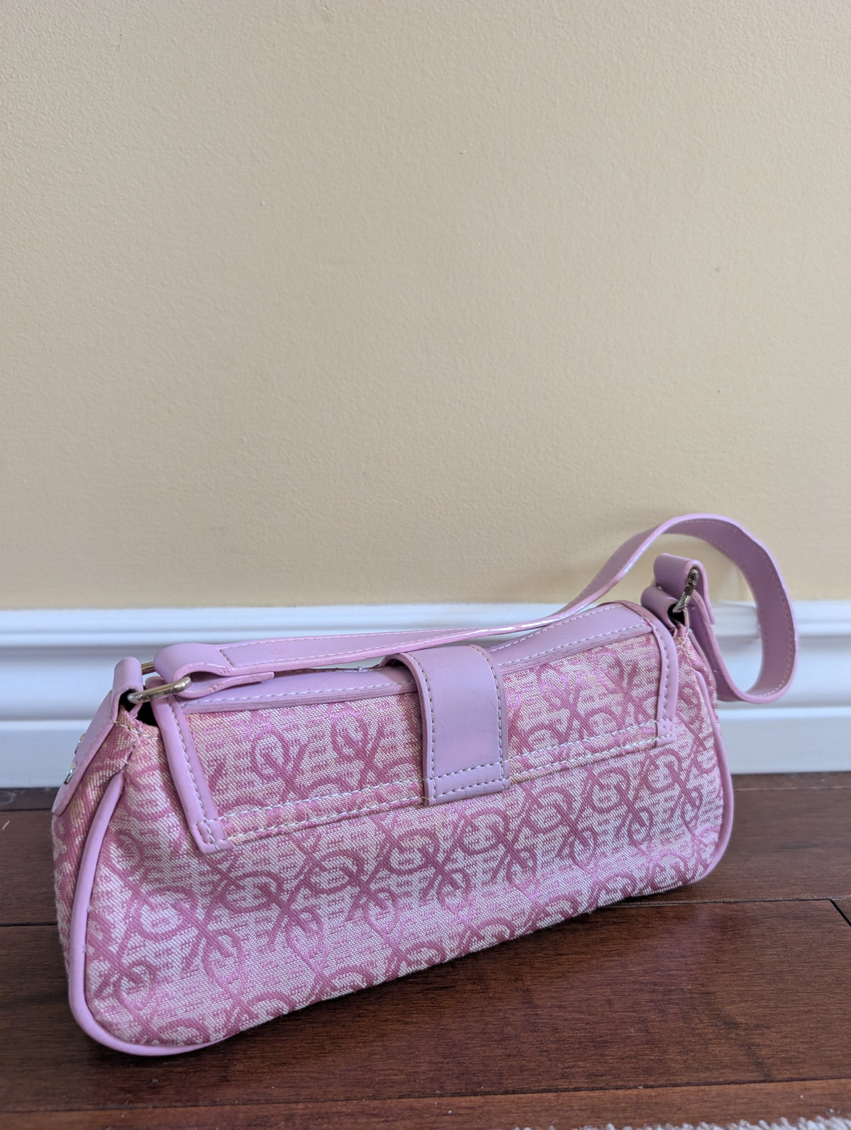 Y2K XO VINTAGE BABY PINK MINI BAG