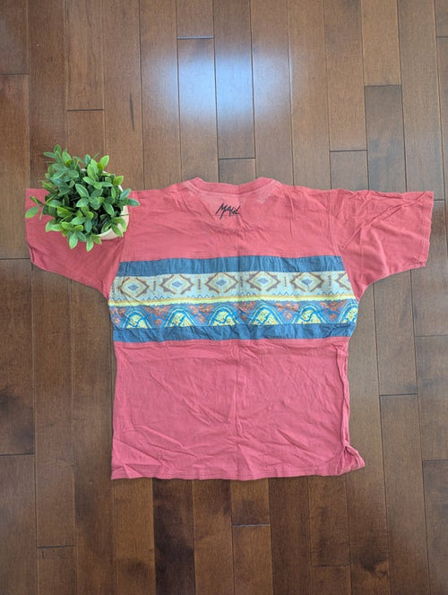 AZTEC SURFER VINTAGE 1990s TSHIRT
