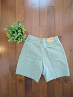 CHEROKEE GREEN WASHED VINTAGE 1990s JEAN SHORTS