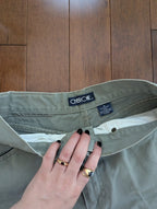 CHEROKEE GREEN WASHED VINTAGE 1990s JEAN SHORTS
