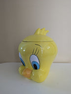LOONEY TUNES 1998 TWEETY CERAMIC VINTAGE COOKIE JAR