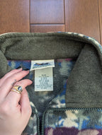 NORTHERN REFLECTIONS NATURE FLEECE ZIP UP VINTAGE SWEATSHIRT