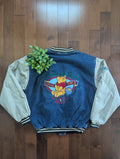 WINNIE THE POOH VINTAGE DENIM VARISTY JACKET