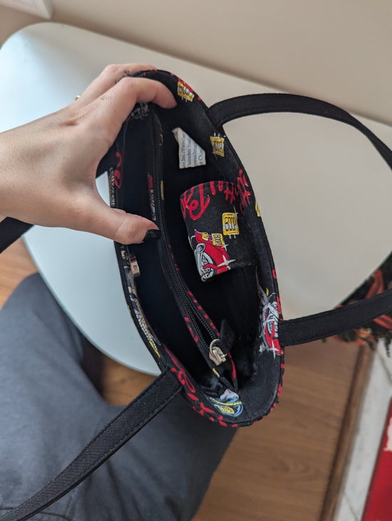 BETTY BOOP MOTORCYCLE Y2K 2000s VINTAGE SHOULDER BAG
