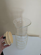 PYREX 8014 VINTAGE 1970s GLASS JUICE PITCHER CARAFE