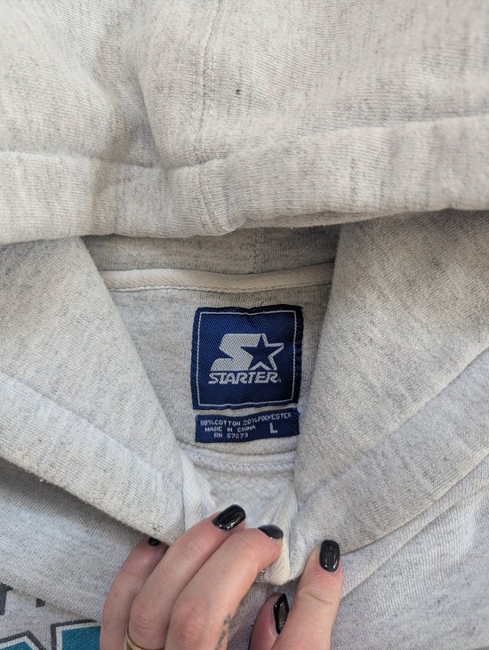 CHARLOTTE HORNETS VINTAGE STARTER PULLOVER HOODIE