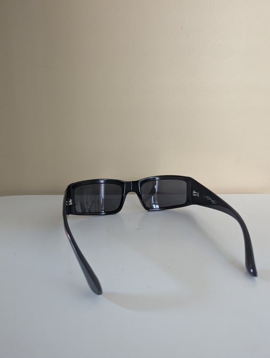 ED HARDY TATTOO DRAGON DETAIL Y2K 2000s VINTAGE SUNGLASSES