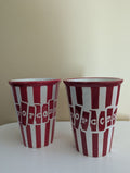JOSHUA MAXWELL STUDIO RETRO STYLE POPCORN BUCKET BOWLS