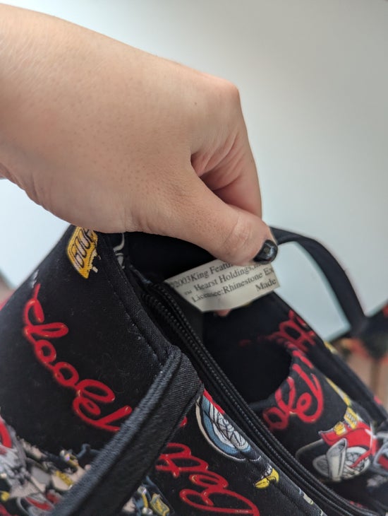 BETTY BOOP MOTORCYCLE Y2K 2000s VINTAGE SHOULDER BAG