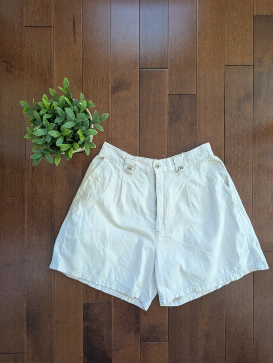 CABIN CREEK LIGHT BEIGE KHAKI VINTAGE 1990s CARGO SHORTS