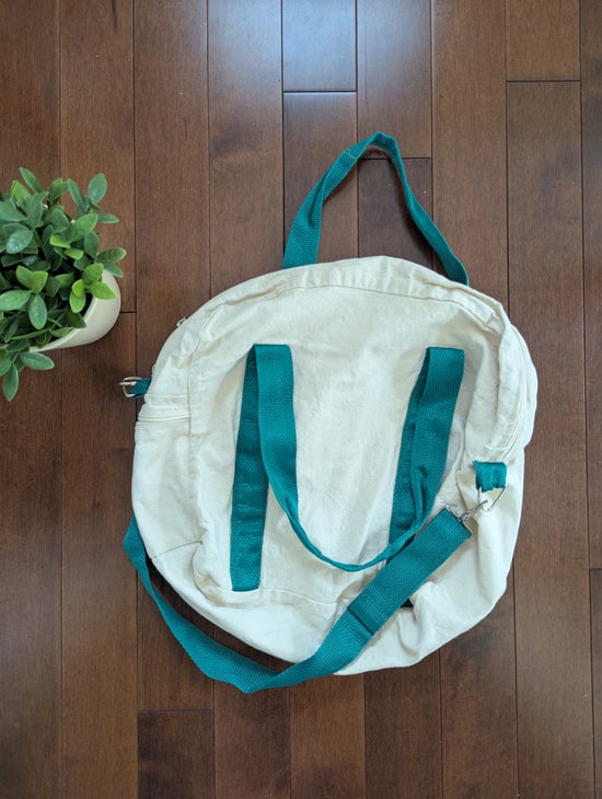 ORLANDO FLORIDA 1980s VINTAGE MINI CANVAS DUFFLE TOTE BAG