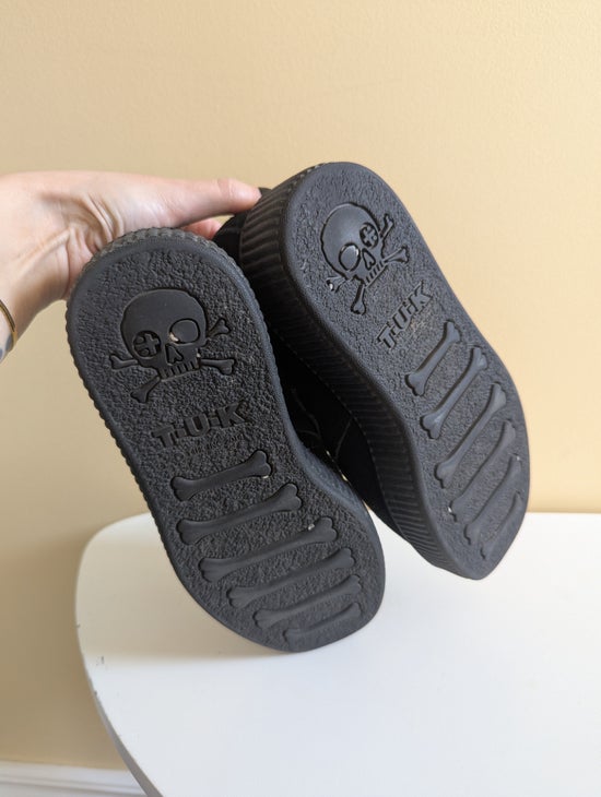 T.U.K CREEPERS VINTAGE Y2K PLATFORM LOAFERS