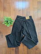 RIO BLACK WASH VINTAGE 1990s HIGH WASIT JEANS