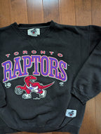 TORONTO RAPTORS VINTAGE RAVEN'S SPELLOUT SWEATSHIRT