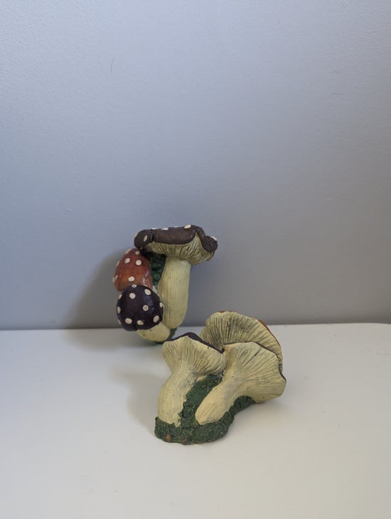 FAIRY GARDEN MUSHROOM WALL DECOR SET