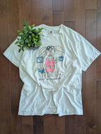 HL MILLER RENO 'I DON'T DO MORNINGS' 1988 VINTAGE GRAPHIC TSHIRT