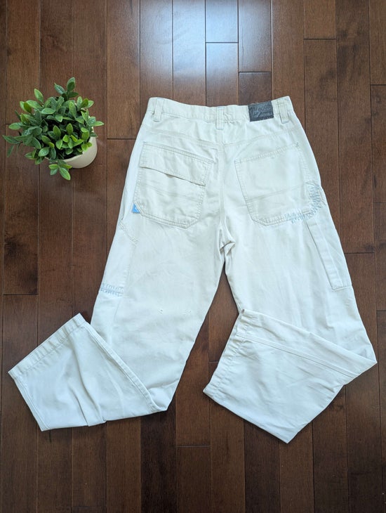 MECCA Y2K 2000s NEUTRAL BEIGE VINTAGE CARGO PANTS
