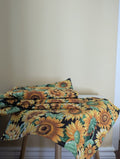 SUNFLOWER PRINT SET OF 4 VINTAGE PLACEMATS