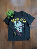 ED HARDY RHINESTONE SKULL COWBOY Y2K 2000s VINTAGE TSHIRT