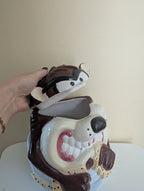 LOONEY TUNES TAZ Y2K VINTAGE CERAMIC COOKIE JAR