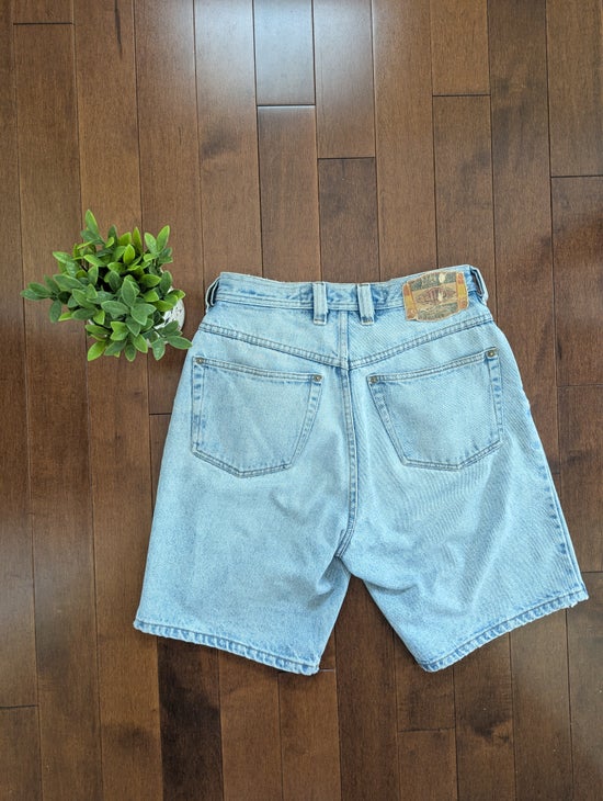 BLUE RODEO LIGHT WASH VINTAGE 1990s JEAN SHORTS