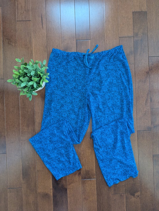 DITSY FLORAL Y2K 2000s VINTAGE SHEER FLOWY BEACH PANTS